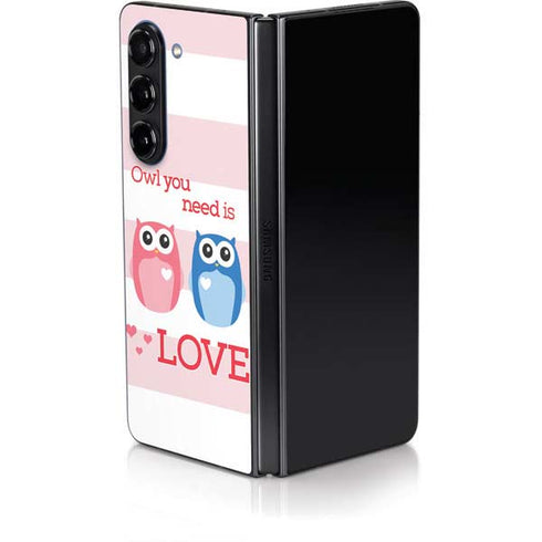 Owl Is All You Need Galaxy Z Fold5 5G Skin